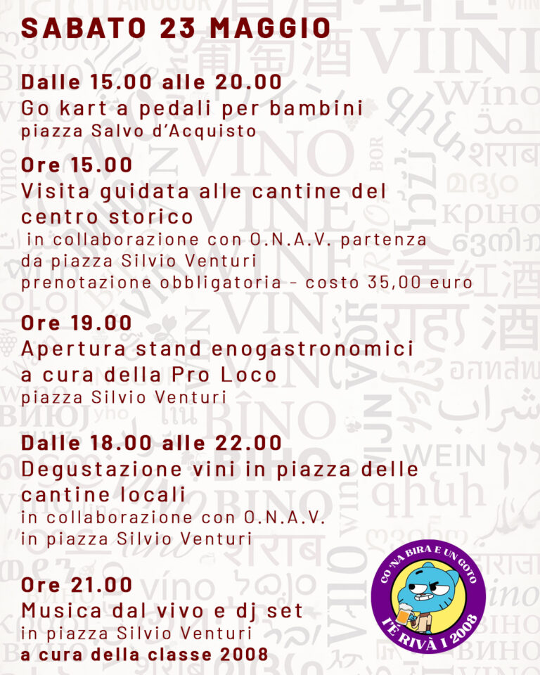 programma sabato